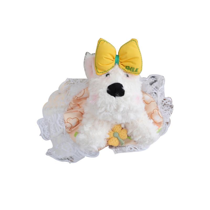 Highland West White Terrier Plush Toy Pendant Character Keychain Birthday Gift