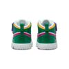 Jordan 1 Mid ALT Malachite White University Gold Active Pink (TD) Baby Sneakers DZ5536-300