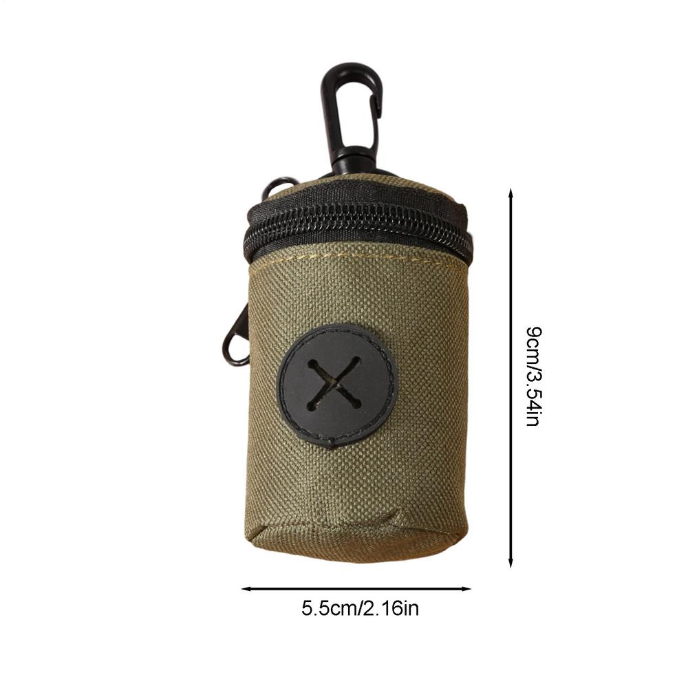 Poop Bag Holder Oxford Cloth Small Pack Dog Poop Bag Dispenser Holder for Pet Puppy Small Medium Large Breed Home Travel Camping