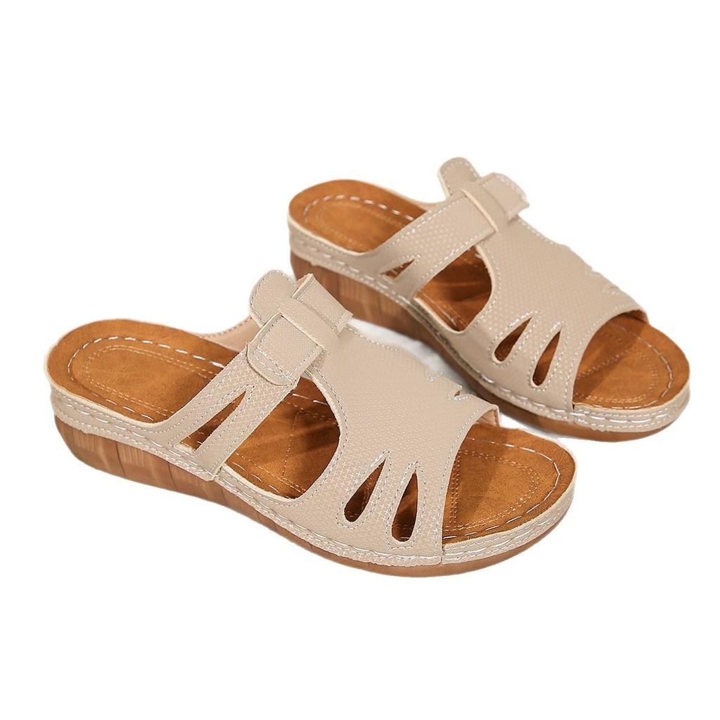 Large Size Sandals 22 Summer New European, American and Roman Velcro Slippers Size