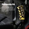 Gear Knob Universal Manual Transmission Car Grip Knife Handle Shifter Knob with 81012mm Adapters