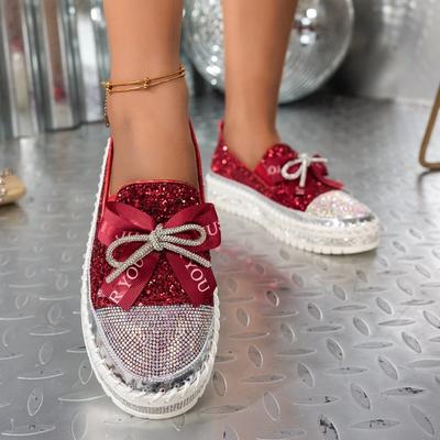 Hochwertige, modische Slip-On-Loafer, lässige Damenschuhe mit niedrigem Absatz, runde Zehenpartie, flaches Plateau, Übergröße 35–44, Schuhe für Damen mit Absätzen