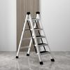 Folding Small Indoor Ladder: Multi-functional A-frame with Non-slip Steps, 2 or 3 Steps