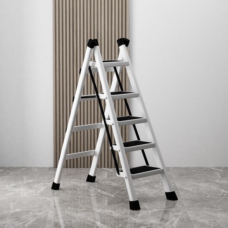 Folding Small Indoor Ladder: Multi-functional A-frame with Non-slip Steps, 2 or 3 Steps