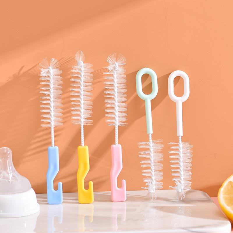 Nylon Baby Nipple & Bottle Cleaning Brush, Popsicle Mold Brush