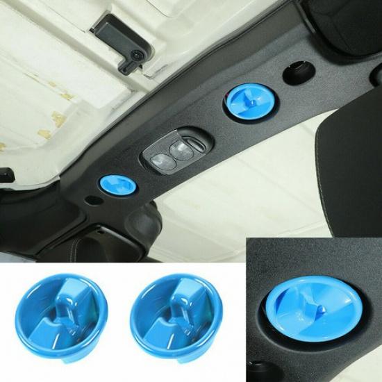 

Car Roof Knob Botton Cover Decor Trim Accessories For jeep Wrangler JK 2007-2017