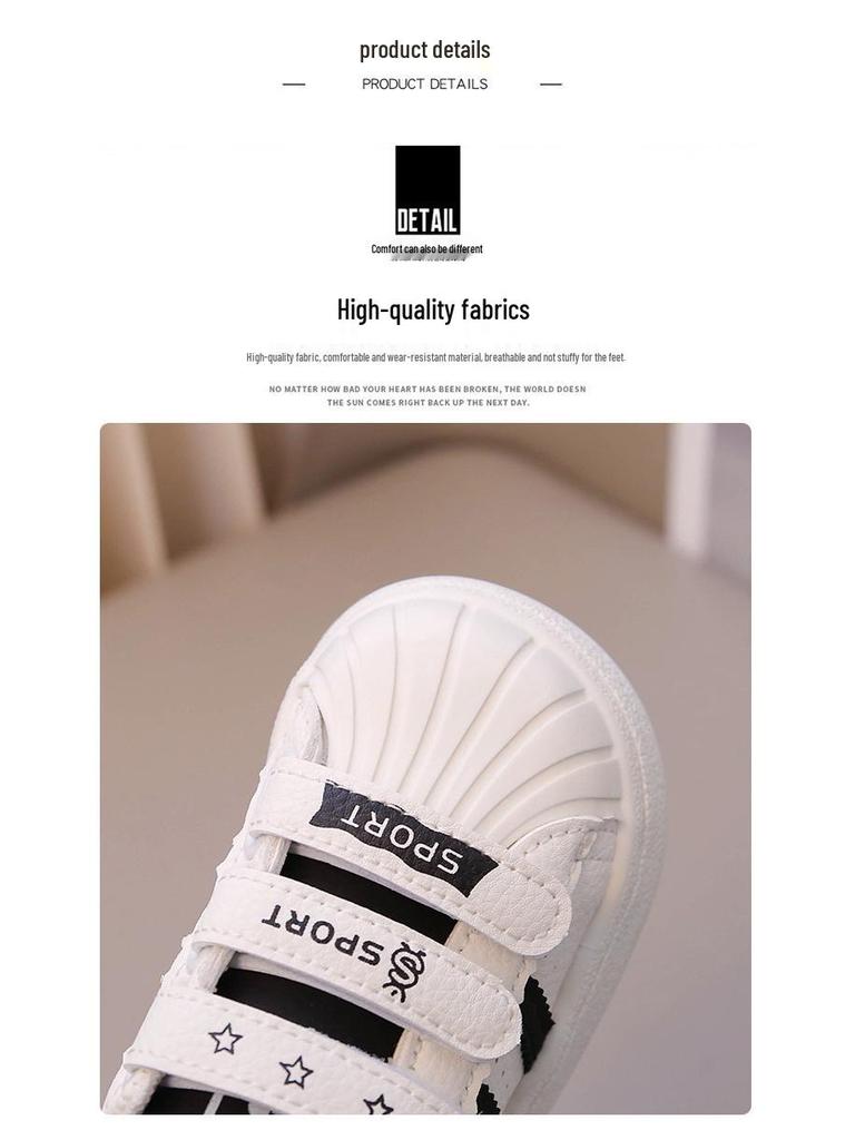Kids' Sport Skate Shoes for Spring/Autumn 2026 - Soft Sole Casual Sneakers for Girls & Boys Ages 3-6