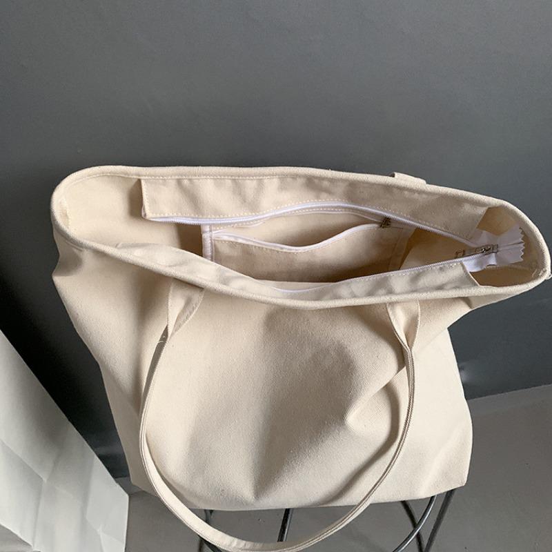 Large Capacity Canvas Bag Sports Shoulder Bag Simple Versatile Large Bag