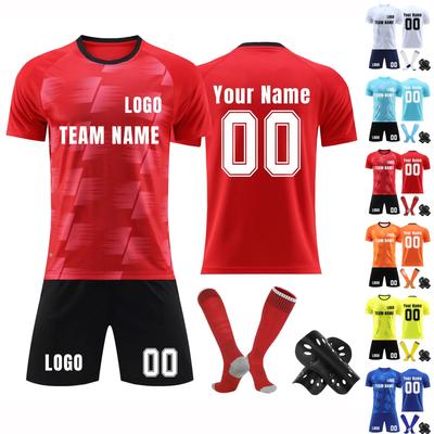 Personalised Shirts Kit Mens Girls With Name Number Custom Football Jerseys For Boys Training Suit