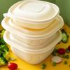 Biodegradable Corn Starch Square Food Container, 650ml