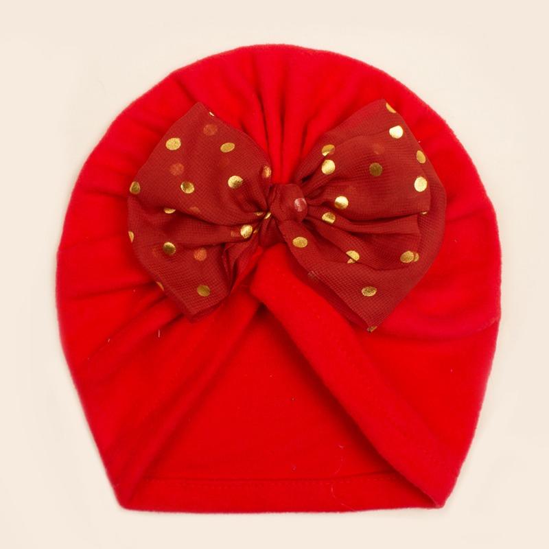 Winter Baby Bow Fleece Hair Cap, Children's Warm and Comfortable Pullover Hat, Baby Hat