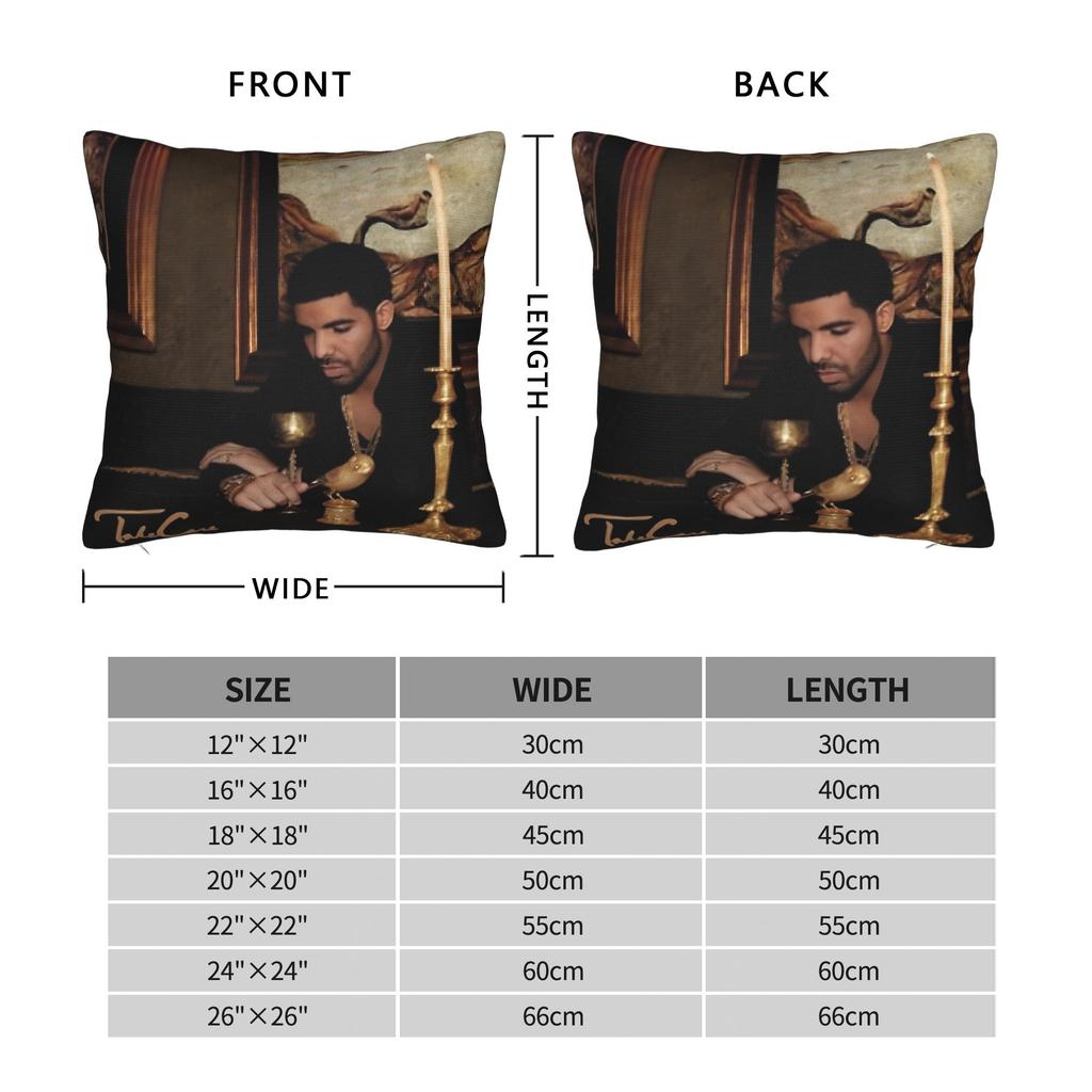 Pillow Cover D-drake meme   Vintage Pillow Case For Chair Sofa Home Decor Pillowcases