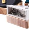 Eleganter Holz-Halsketten-Ausstellungsständer Schmuck-Anhänger Aufbewahrungs-Organizer für Zuhause Schlafzimmer Modischer Accessoire-Halter