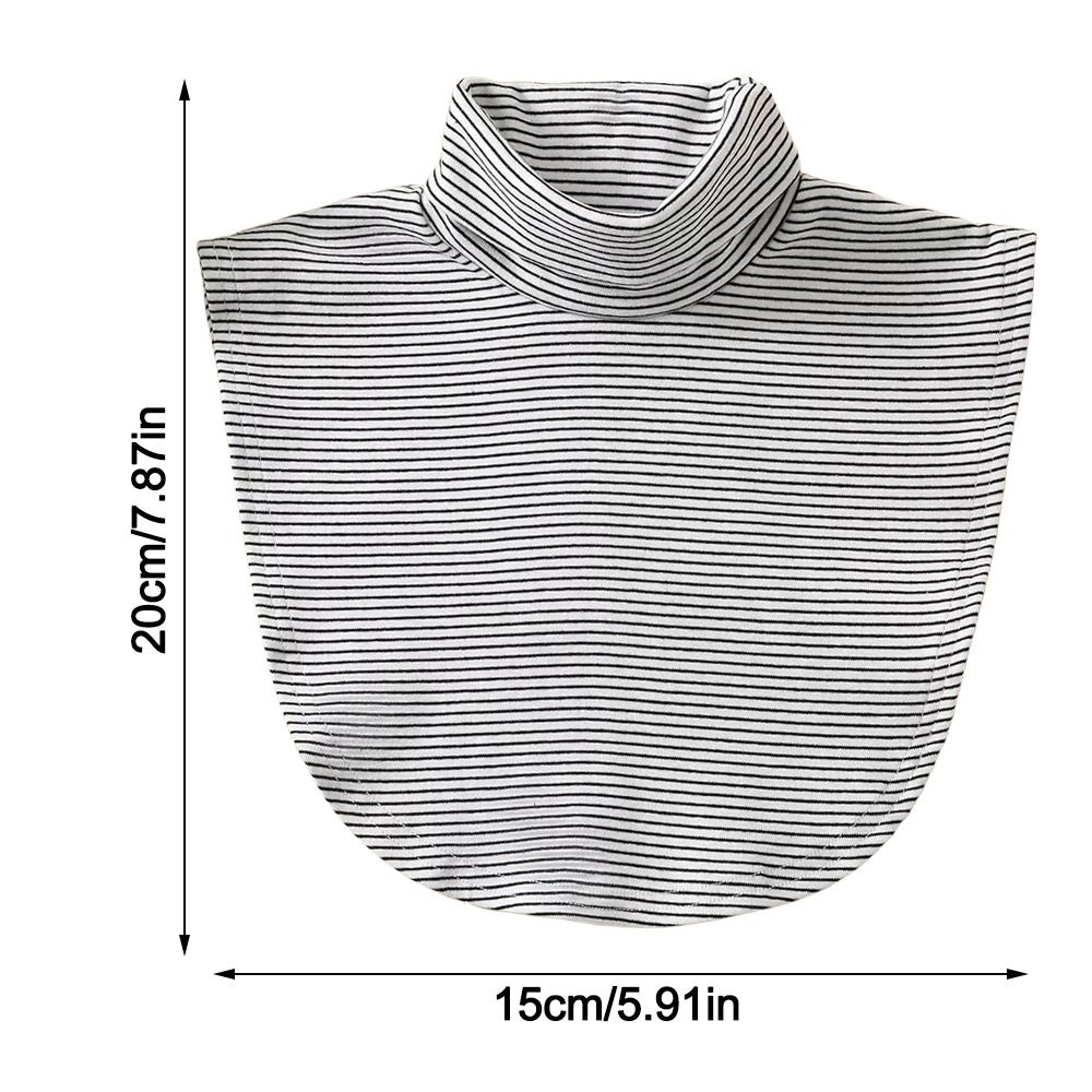 Elastic Neck Protection Scarf High Neck Knitted High Neck Collar Versatile Turtleneck Collar