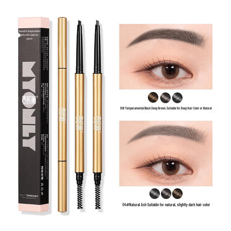 Maiolee Little Gold Dual-Ended Ultra-Fine Smudge-Proof Eyebrow Pencil