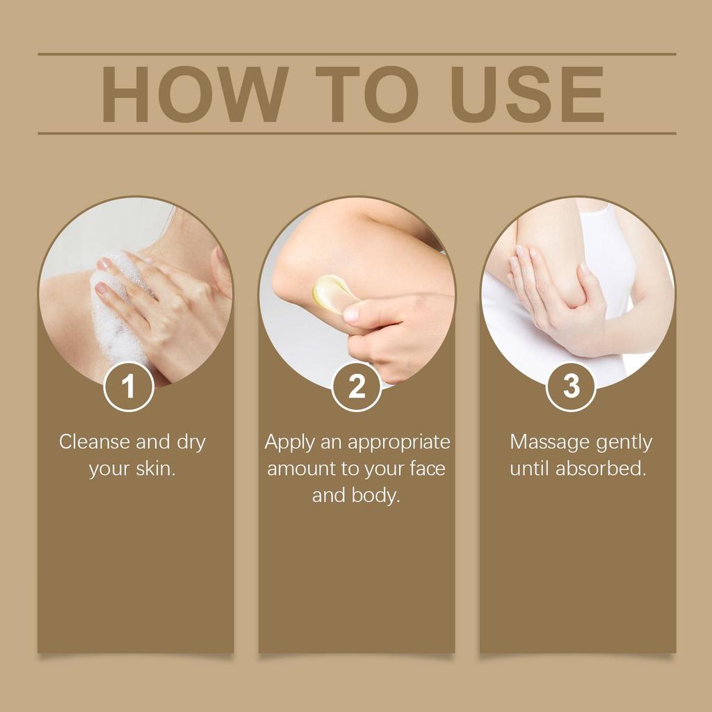 Shea Butter Moisturizing Cream For Face and Body Long-Lasting Hydration Nourishing All-Over Skincare Cream 120g