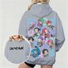 Felpe da donna alla moda KPop Demon Hunters Print Felpe Pullover Casual Felpa da esterno Felpe per bambini Top Abbigliamento da esterno