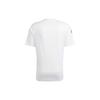 Adidas Colorblock Striped Logo Print Slim Fit Crew Neck Soccer Jersey Men Tops White IS1019
