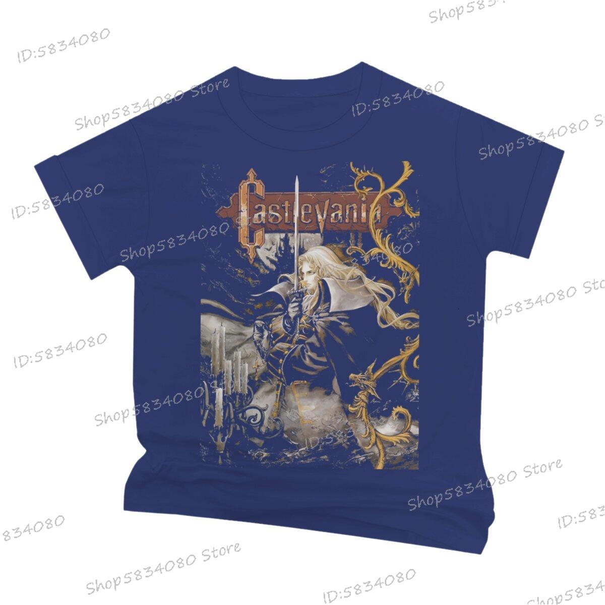 Castlevania Symphony of The Night Tshirts Men Women Harajuku Vintage Top Tees Castlevania Anime Gift Streetwear Anime New Shirt S