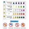50Pcs Mehrzweck Chlor Ph Teststreifen Spa Schwimmbad Wasser Tester Papier