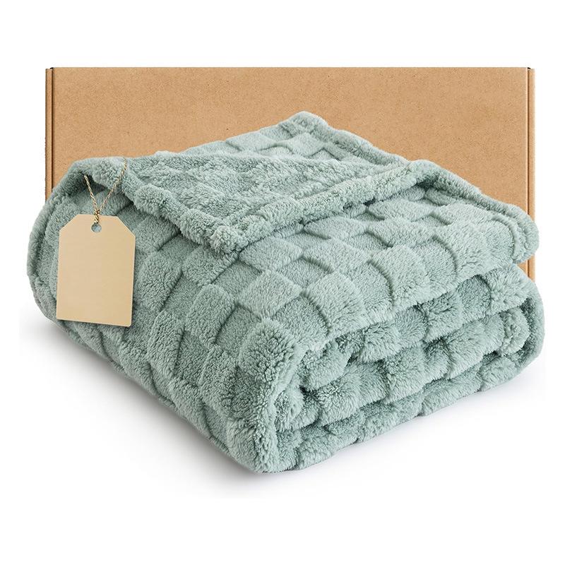 Coral Fleece Blanket Dormitory Sofa Nap Blanket