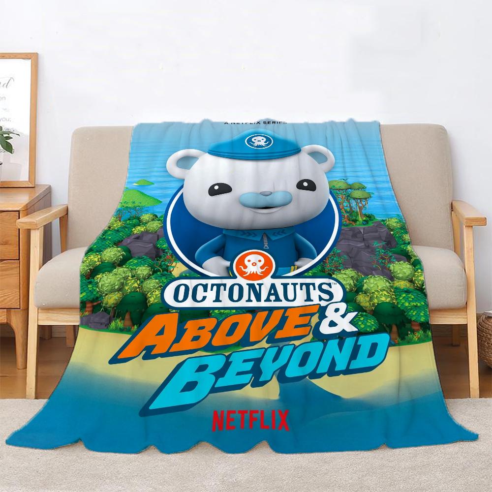The Octonauts Thermal Blankets for Bed Blanket 150cm X 200cm Knitted Plaid Home Interior Luxury Bedding Beach Towel Throw Knee &