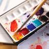 Golden QOR Watercolor 0025 Half Pan Urban Sketch 6-Color Set 13300025