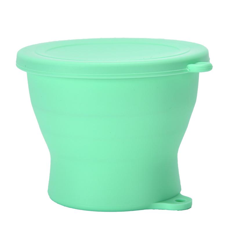 Silicone Foldable Travel Cup - Portable, Unbreakable, and Ideal for Outdoors, Sports, and Tourism.