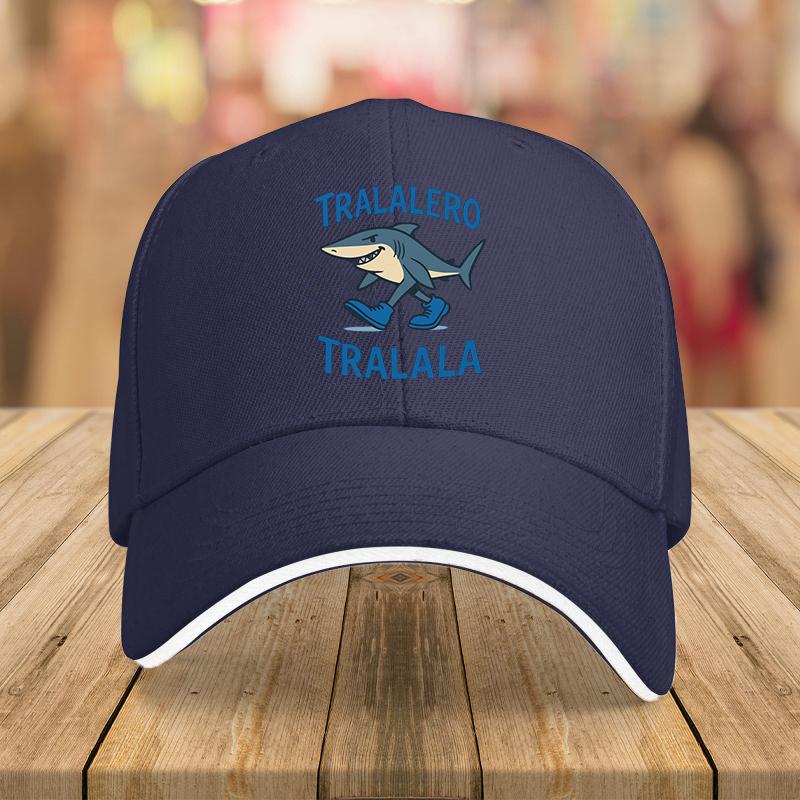 1PC Personalized Trend Tralalero Tralala SharkTough Outdoor Adventure Cap Print Unisex Adjustable Fashion Hip Hop Hat