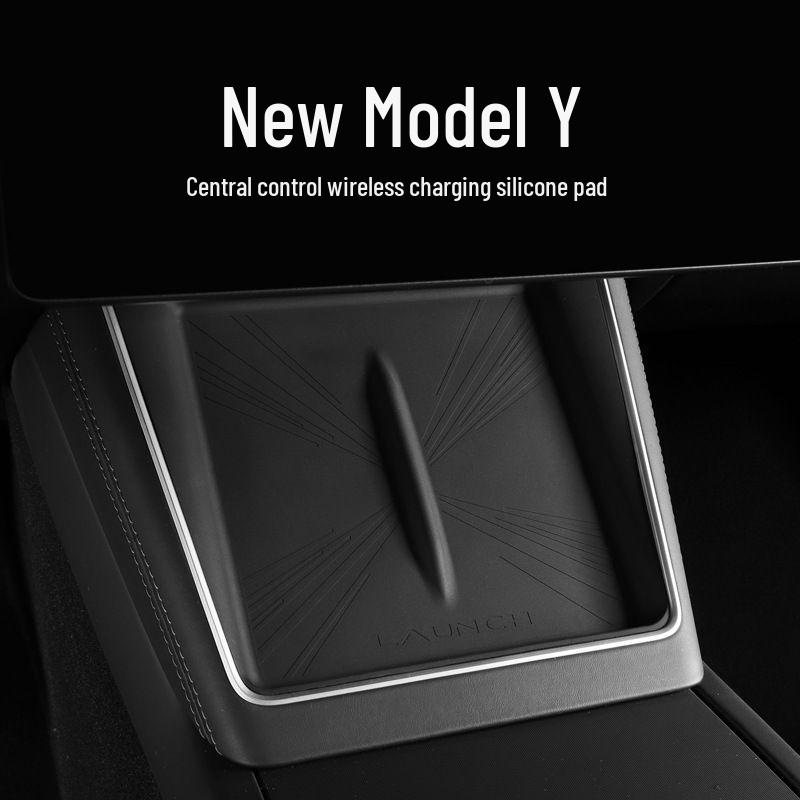 Tesla Model 3/Y Wireless Charging Silicone Console Pad