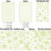 Glow In Dark Home Decoration Stars Dots 3D Luminous Decal Fluorescent Bubble Sticker Wall Art