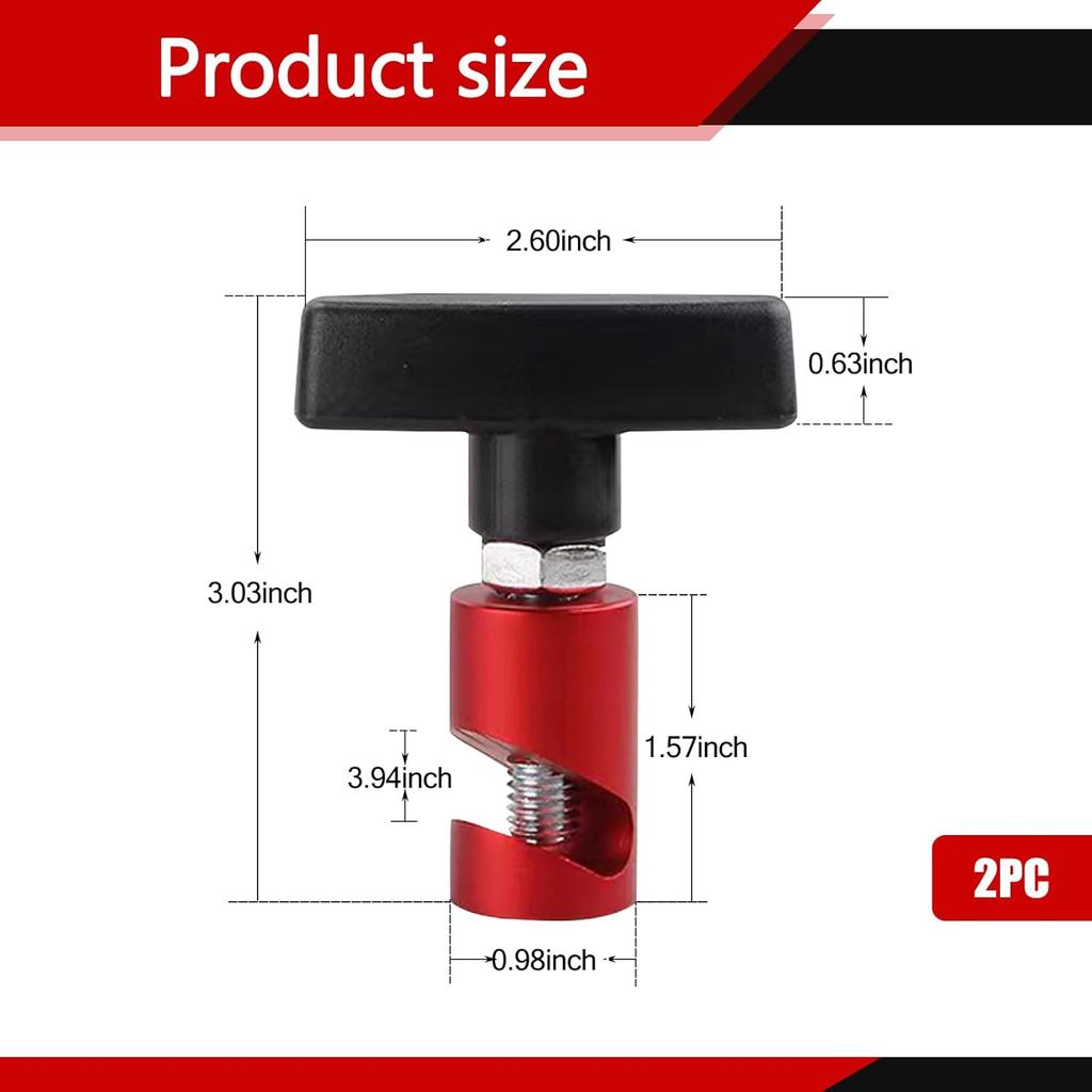 2 PCS Car Engine Hood Support Rod Replacements, Multi-Purpose Metal Vehicle Hood Strut Clamp-Lifting Tools, Universal Anti-Slip Durable Automotive