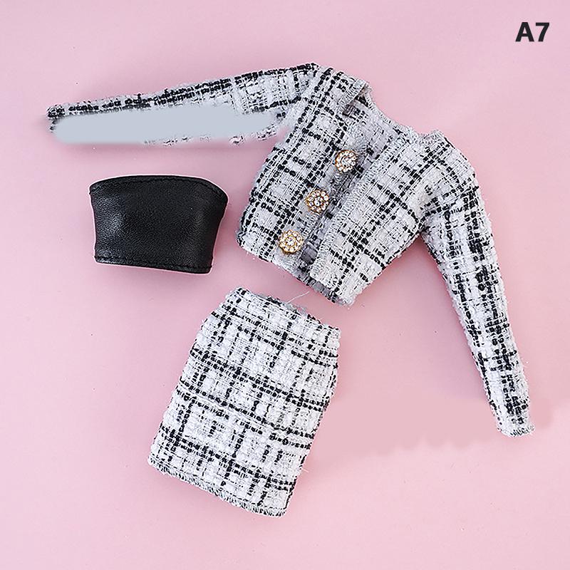 1Set 30Cm Fashion Doll Clothes Fashion Three-Piece Suit 1:6 Doll Dress Up