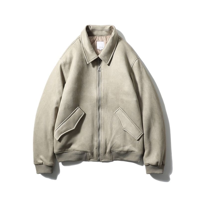 Maillard Suede Two Cotton Outwear Men Fall and Winter Retro Lapels Workwear Cotton Coat Export Men s Cotton-Padded Clothes Jacket Khaki S