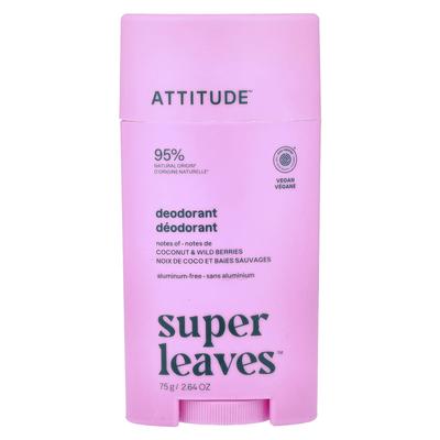 Super Leaves™, Deodorant-Stick, Kokosnuss & Wilde Beere, 75 g (75 gr)