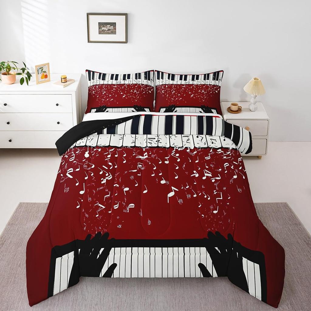 Erosebridal Police Car Comforter Sets Twin Size,Policeman Vehicle Bedding Set for Kids Boys Children,Red Blue Cop Lights Down Comforter Geom