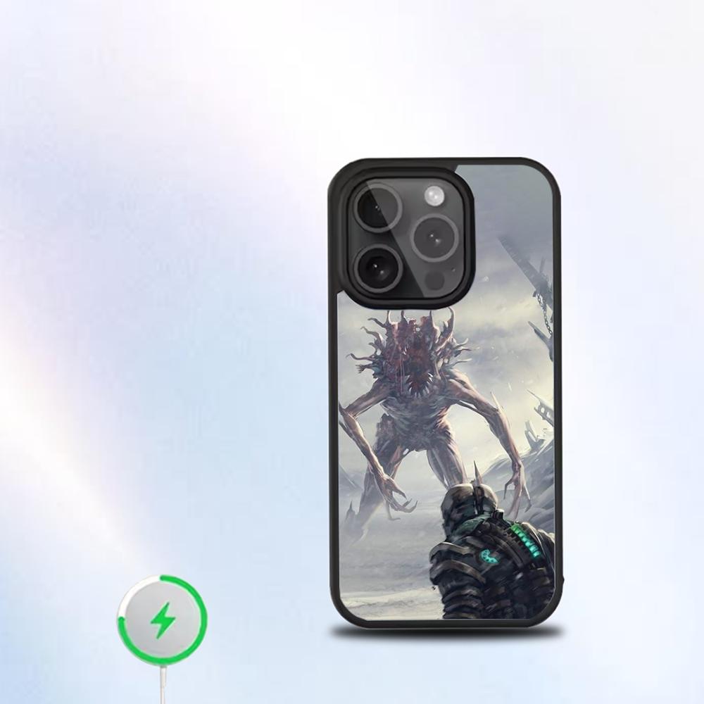 

Game Dead Space Phone Case For IPhone 16 15 14 13 12 11 Pro Mini Max Soft Magnetic Cover iPhone16promax