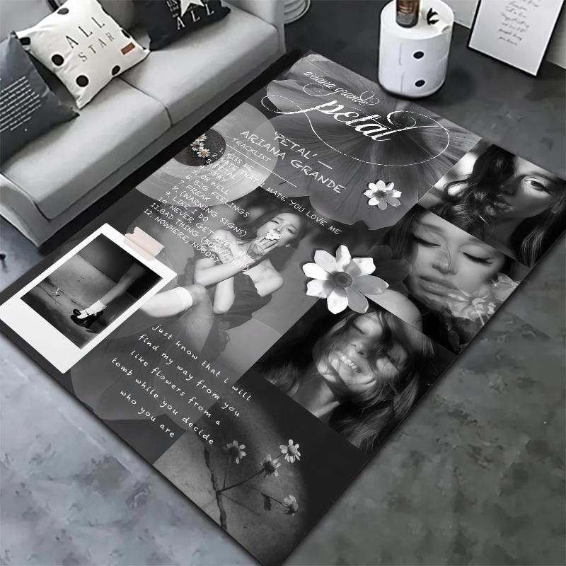 Ariana Grande Carpet Rug for Living Room Bedroom Home Sofa Decoration,Kids play Nonslip Floor Mat
