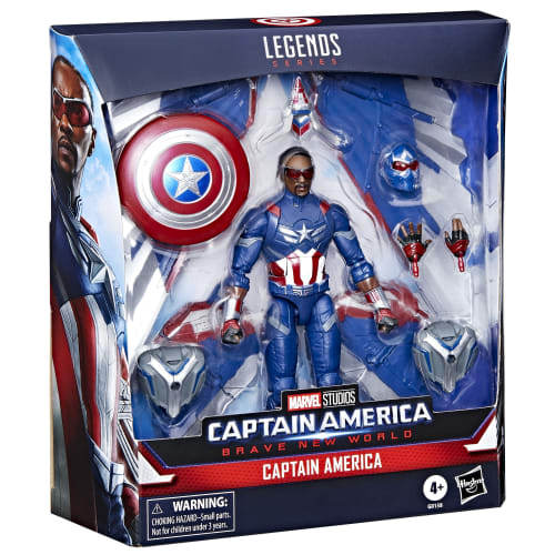 Hasbro Marvel Legends Series Captain America: Brave New World Collectible 6-inch (15cm) Deluxe Action Figure G0158, Authentic