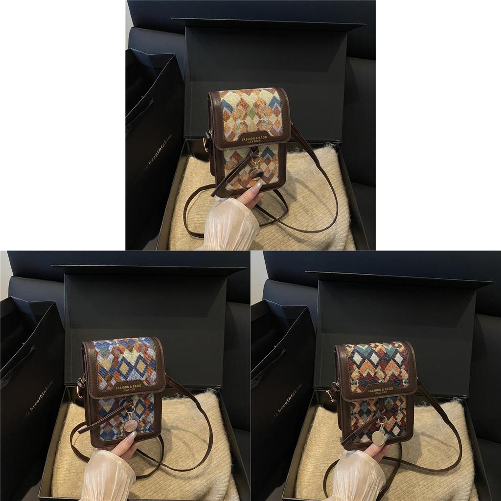 Vintage Small Square Bag With Pu Material For Daily Casual Wear