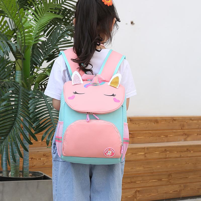 Children's schoolbag new cartoon unicorn backpack kindergarten baby cute little backpack