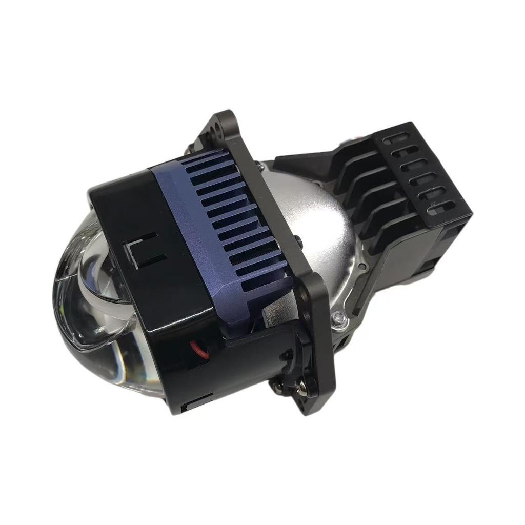 F75 Car Led Headlight Square 3 Inch Double Light Lens Ultra Bright High Beam Low Beam Laser Lens 75W High Power