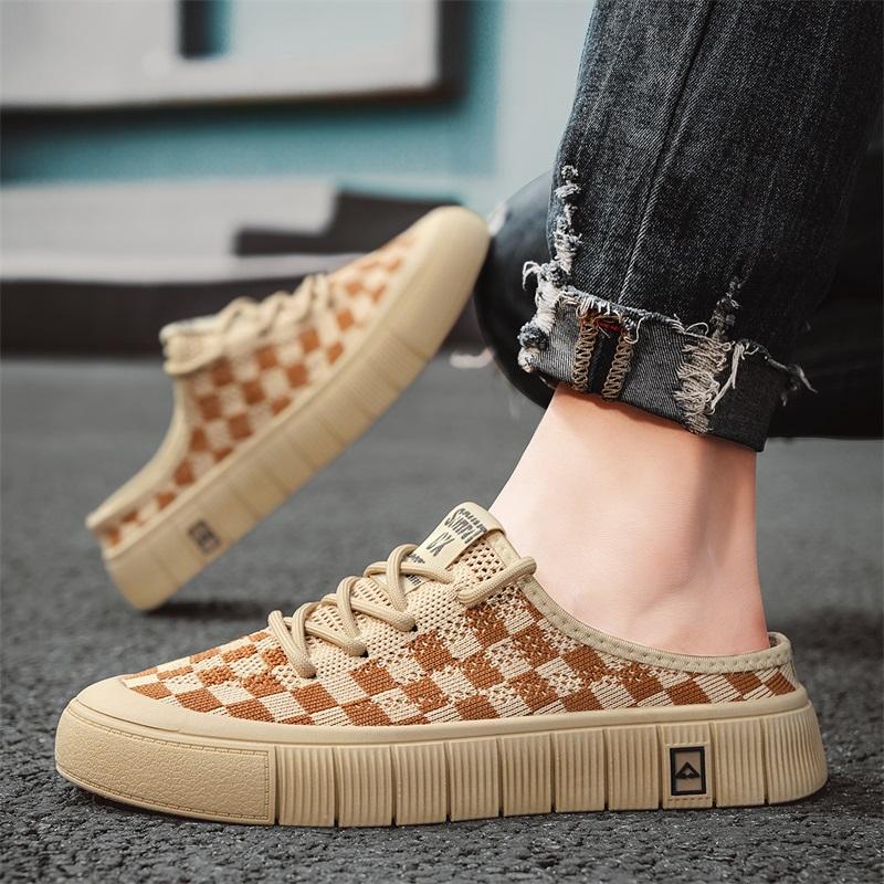 Slippers Casual Sneaker Loafers Fabric Wear-resistant Sports and Leisure Soft and Comfortable Round Toe Wear-resistant Low-top