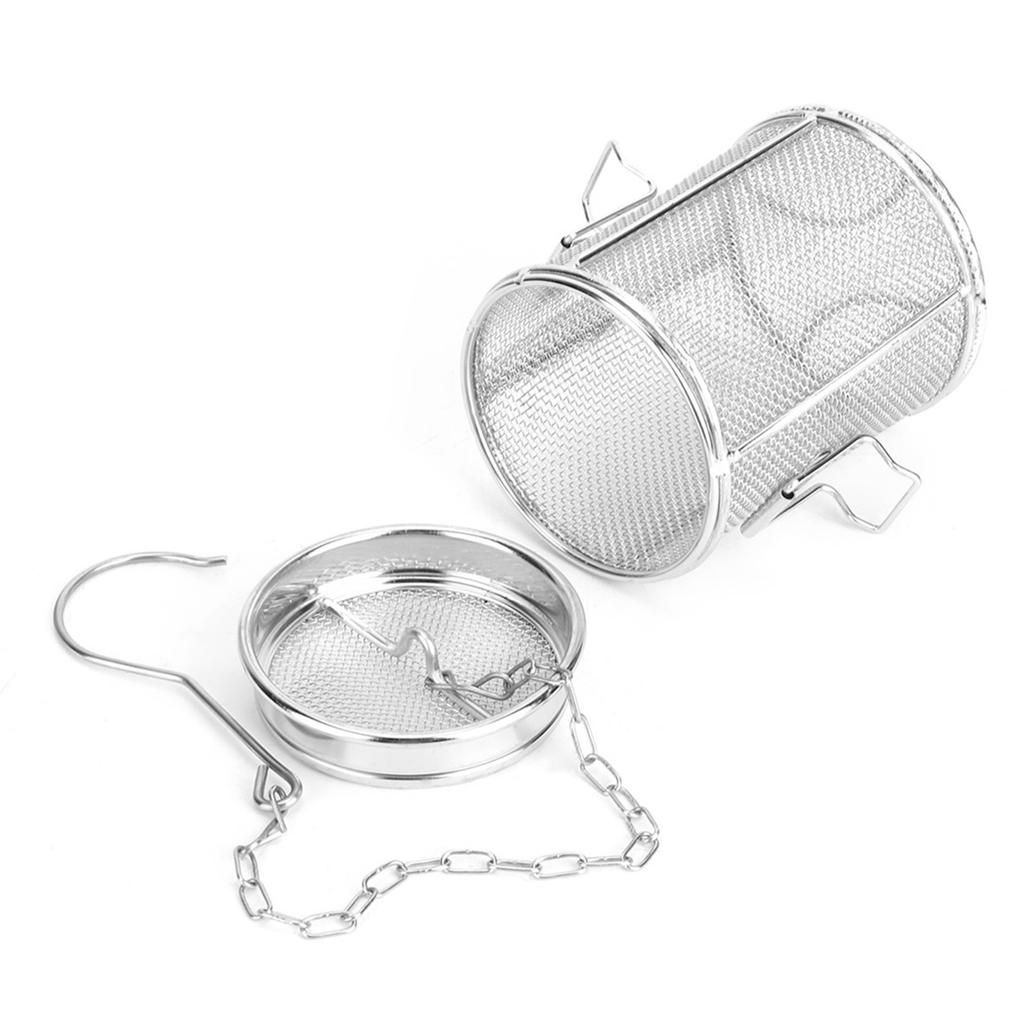 Stainless Steel Tea Ball Strainer Soup Seasonings Seperation Basket Spice Filter
