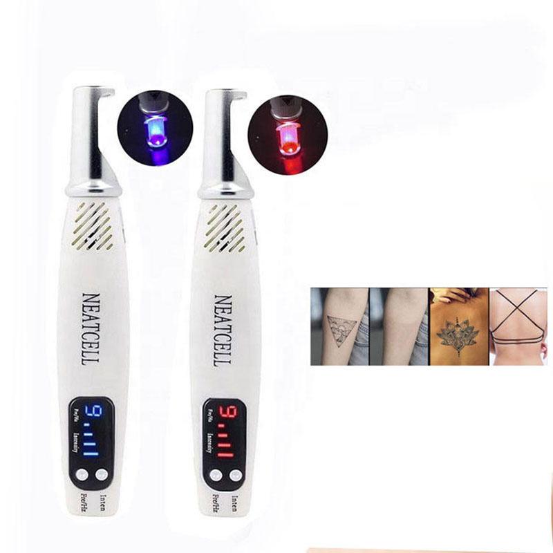 Portable Picosecond Mole and Spot Removal Pen with Red and Blue Light