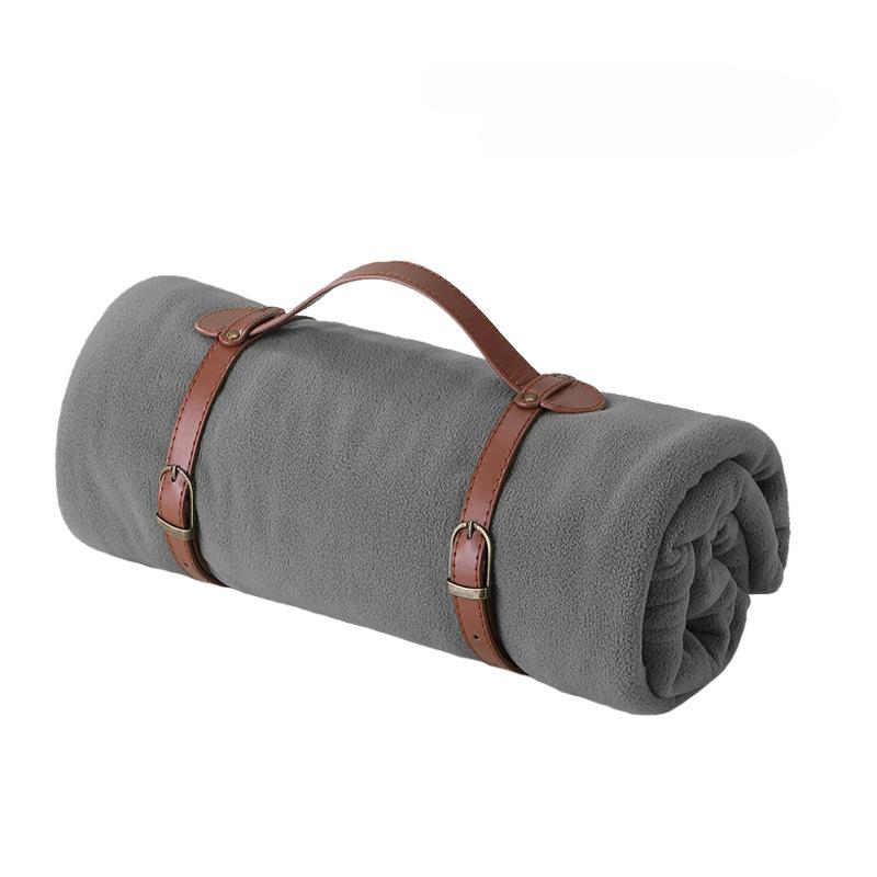 Yoga Warm 100x150CM Blanket Polar Fleece Cover Blanket Microfiber Portable Blanket Travel Blanket Home Leisure Blanket m серый