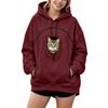 Pet Pouch Hoodie Cat Hoodie Big Size With Pouch Pull Pocket For Dogs Hoodies Front Cats Dogs Carrier Sweatshirts Side Zip Pocket