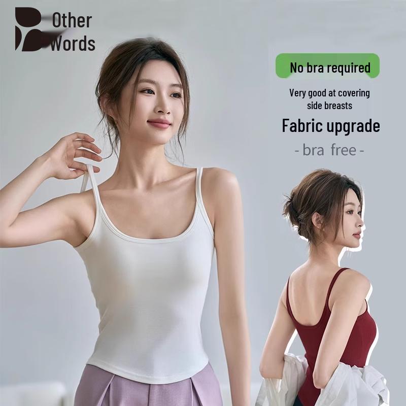 Женский топ-камисоль со встроенным бюстгальтером M