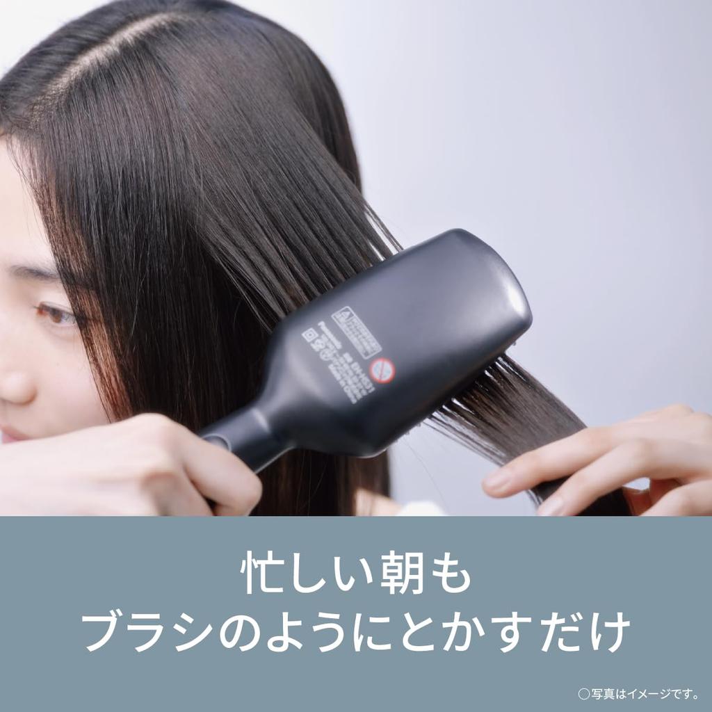 Panasonic Ionity Negative Ion Brush Iron, Straight, Black, EH-HS31-K, International Compatible
