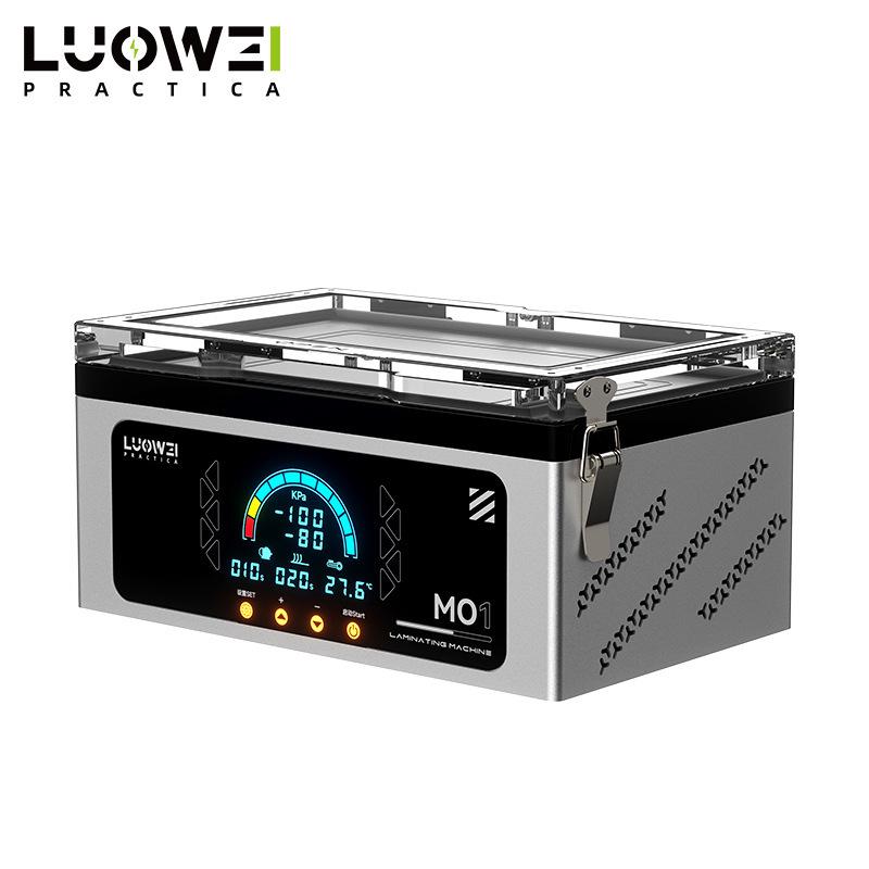 Luowei Smart MO1 Laminator for Straight & Curved Screens - Digital Display & Precise Pressure Control for Mobile Phone Repair Standard